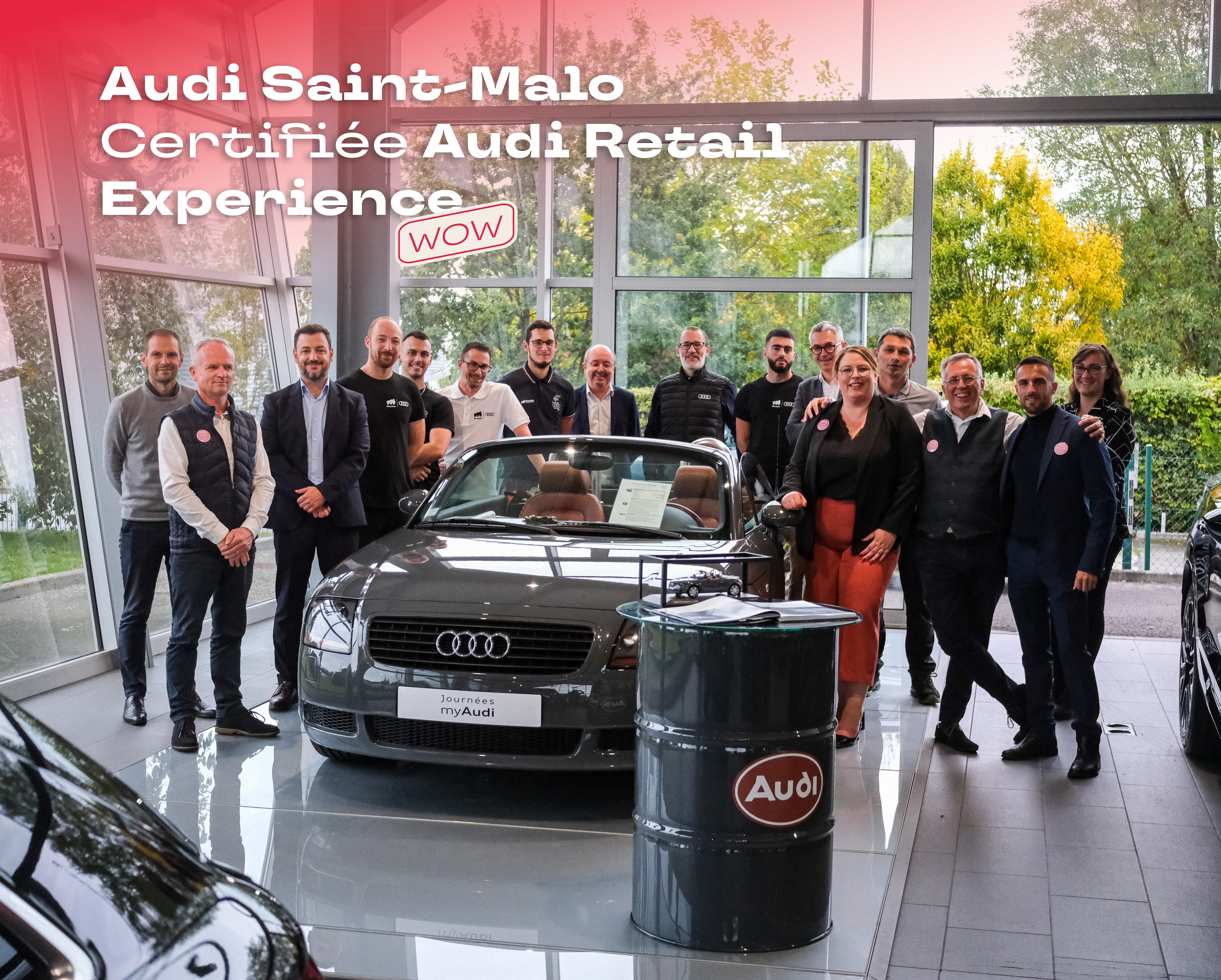Audi Saint-Malo Certifiée Audi Retail Experience L'équipe Audi Saint-Malo